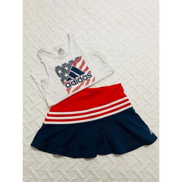 ADIDAS GIRLS OUTFIT‎ SIZE 6X - Picture 1 of 7